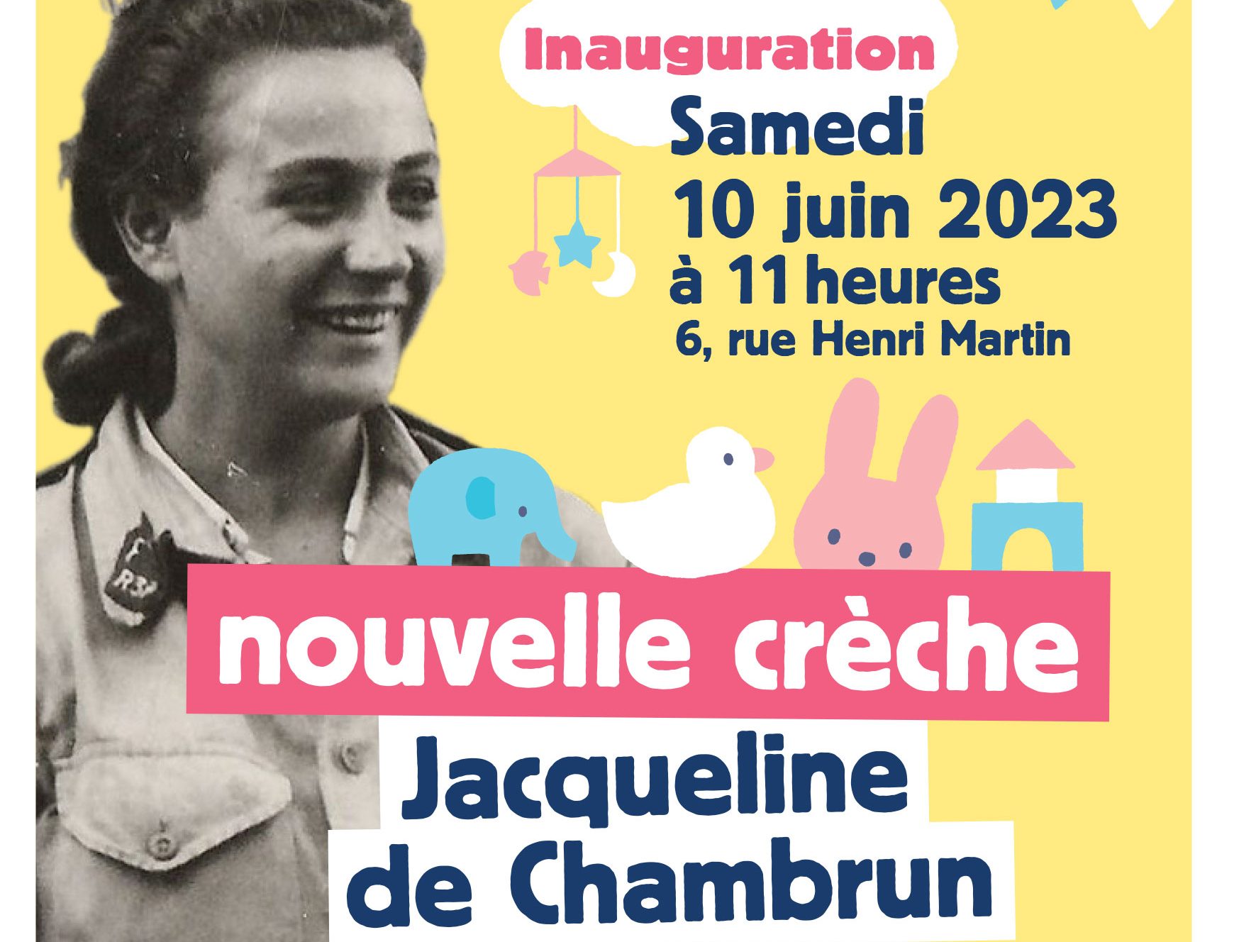 Inauguration de la crèche Jacqueline de Chambrun !