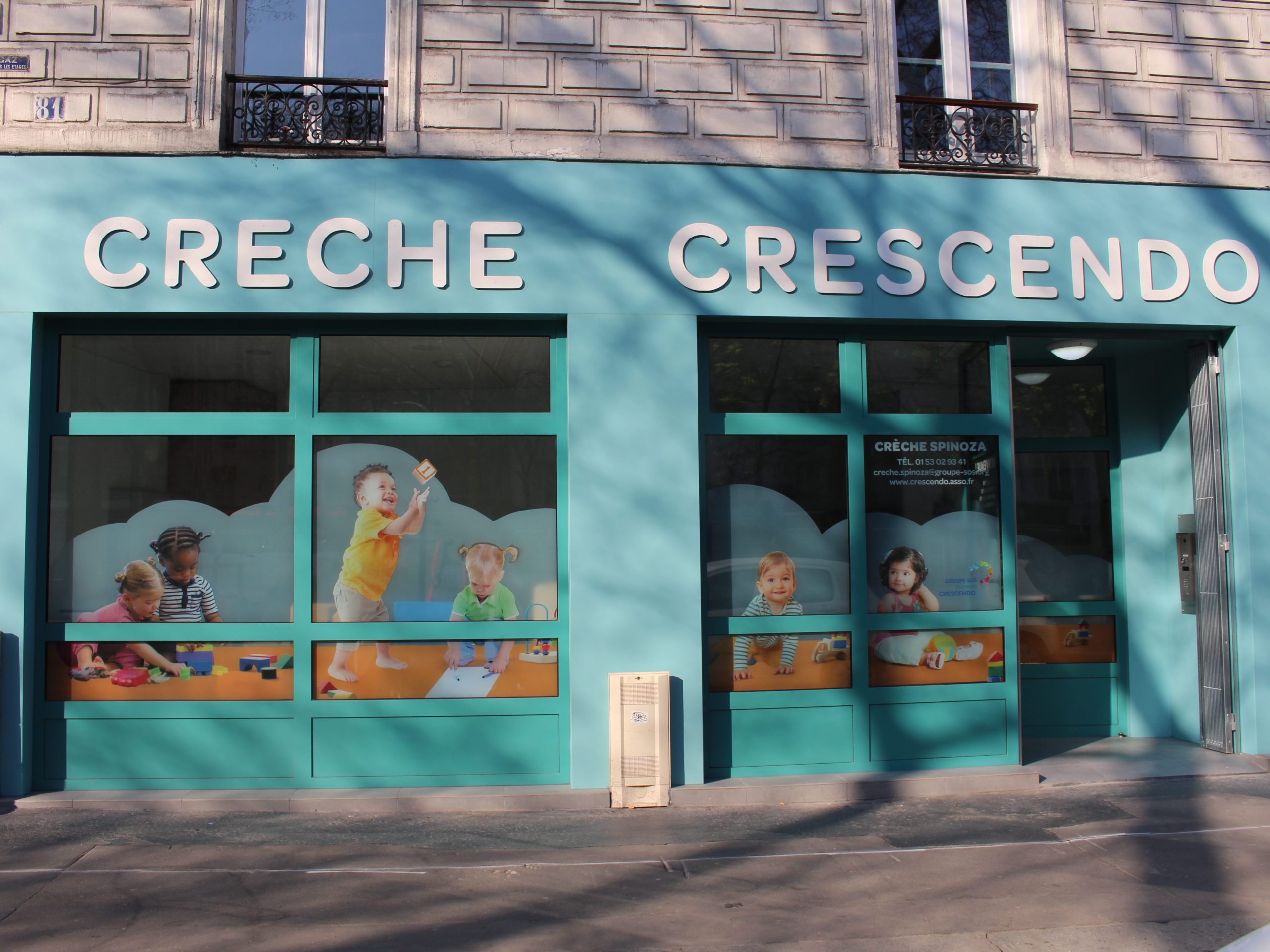 Ouverture de la crèche Spinoza - Paris 11