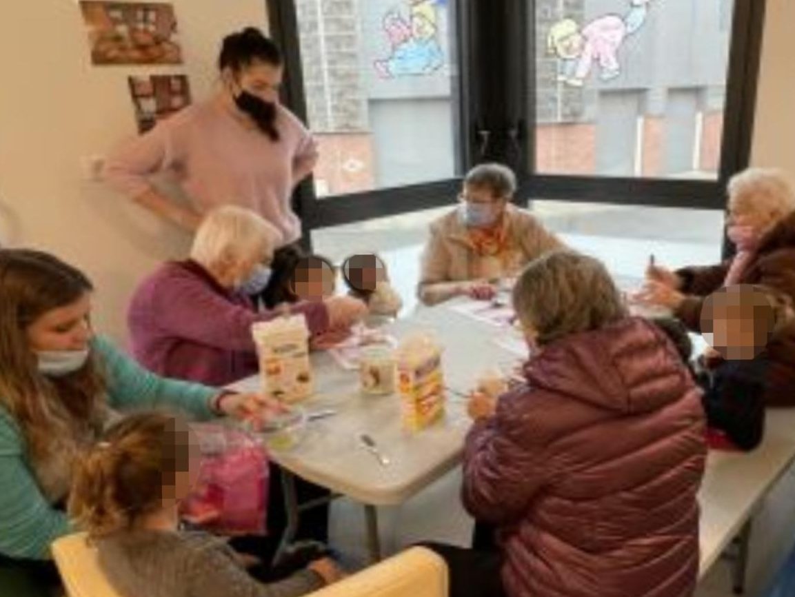 A la crèche du 