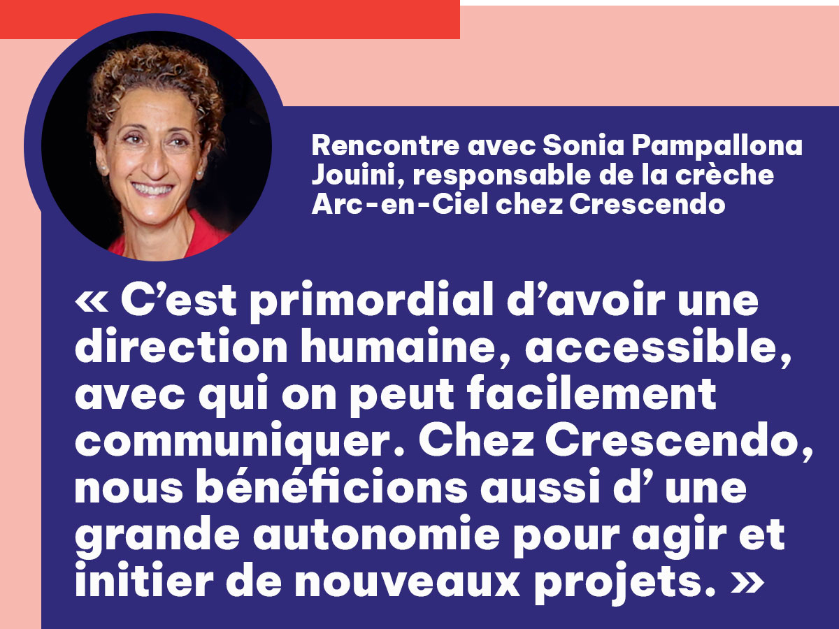 [Portrait du mois] Rencontre avec Sonia Pampallona Jouini, responsable de la crèche Arc-en-Ciel