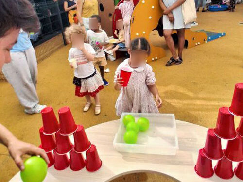C’est la fête à la crèche Morland !