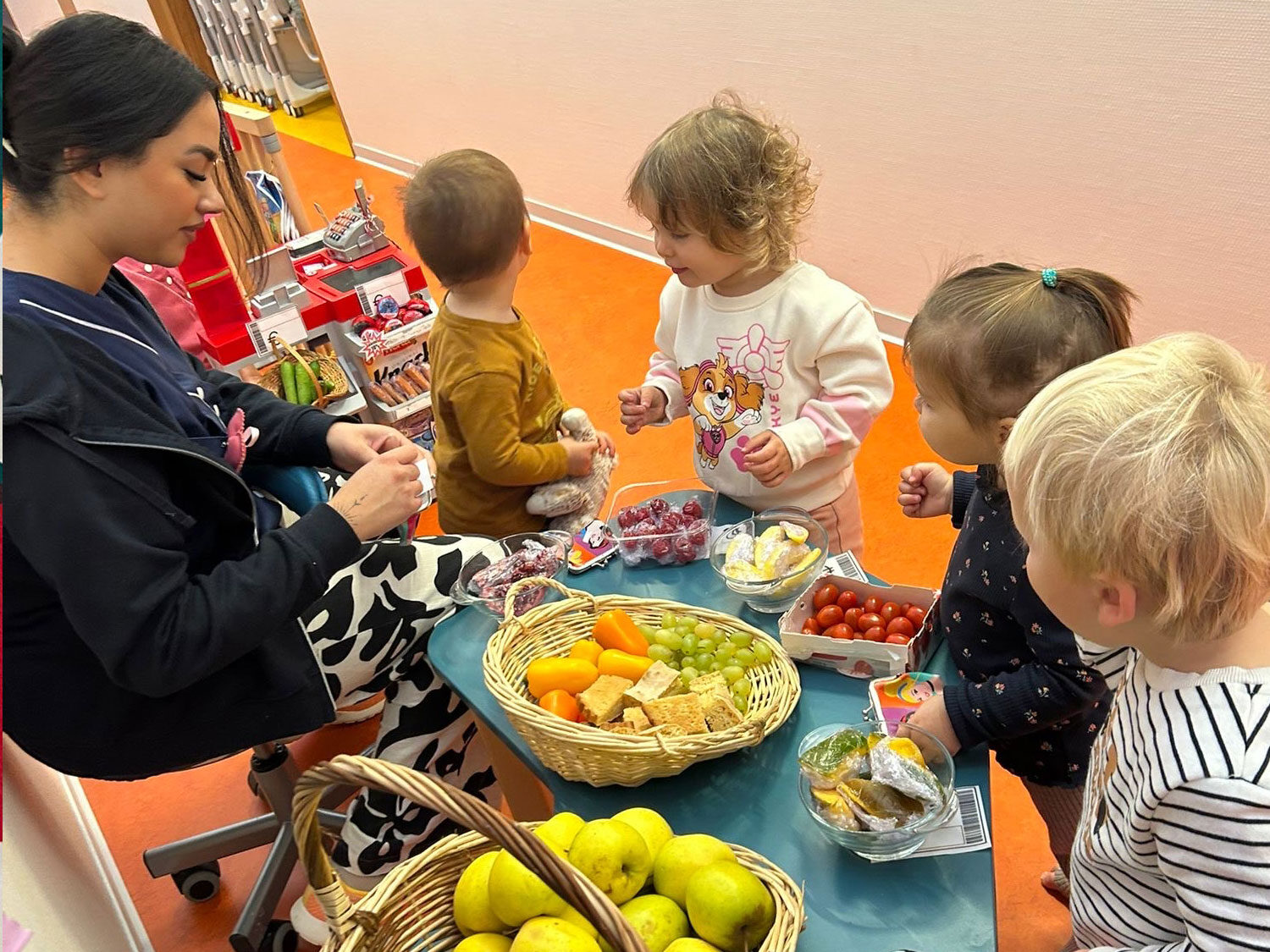 Jour de marché pour les enfants de la crèche Part’âges !