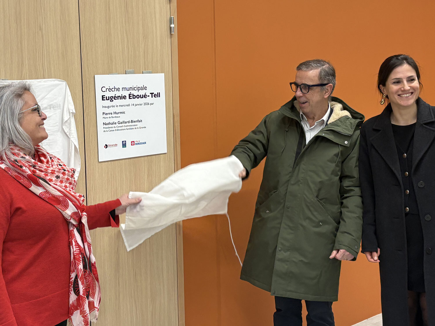 Inauguration de la crèche Eugénie Eboué-Tell