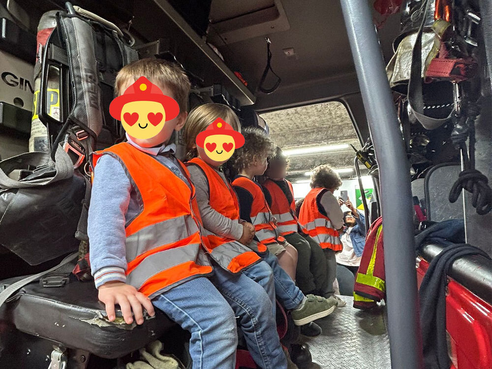 Crèche Millet : à la découverte d’une caserne de pompiers !
