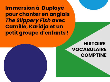 Eveil à l'anglais : The Slippery fish à la crèche Duployé !